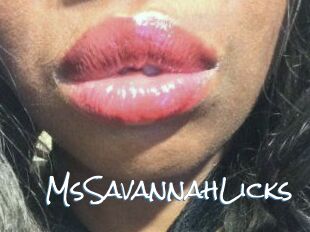 MsSavannahLicks