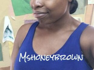 Mshoneybrown